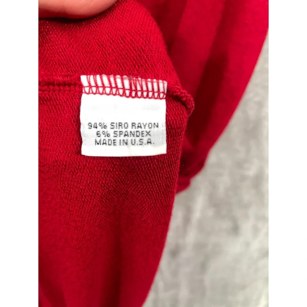 Bryn Walker Size L Red Asymmetrical Hem Stretch Tunic‎ Dress Siro Rayon